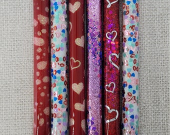 Valentine's Glitter Gel Pens