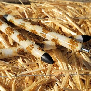 Custom Animal Print gel pen, Leopard Print, Cow Print, Refillable glitter gel pen, Planner Accessories image 4