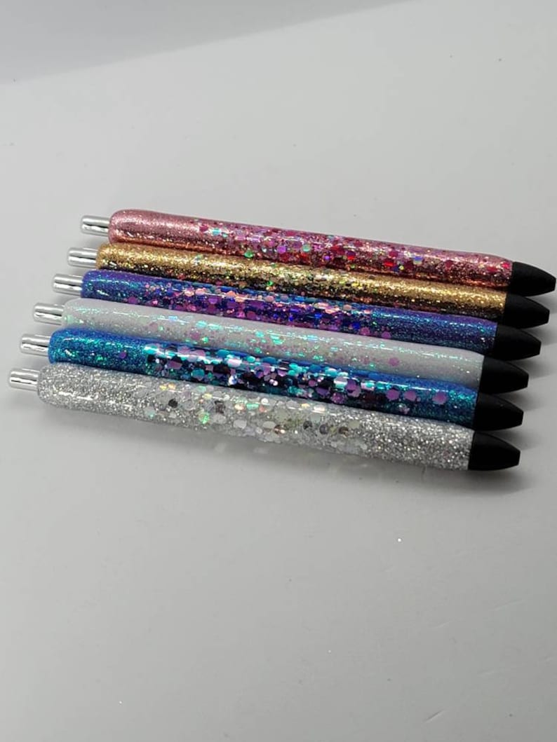 Glitter Gel Pens Planner Accessories Refillable Inkjoy Pen Etsy