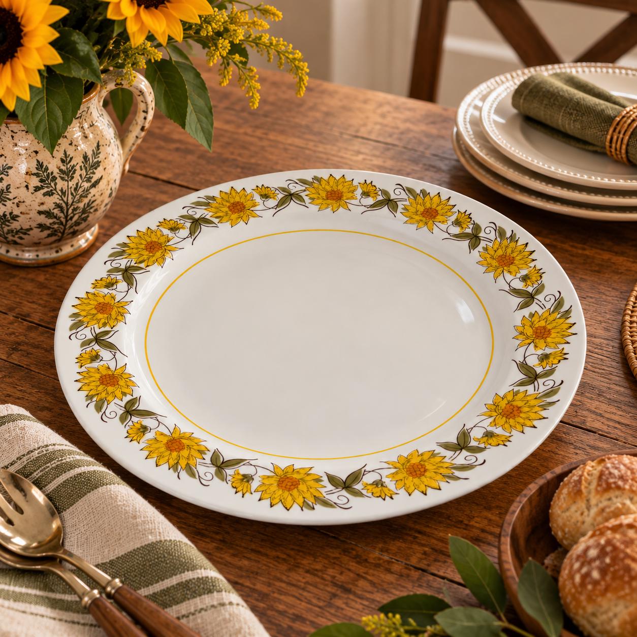 Mikasa Sunflower Dishes - Etsy