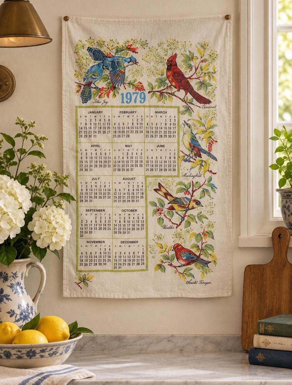 【東ドイツ 古いカレンダー】ヴィンテージ 1979 Vintage Calendar - Etsy
