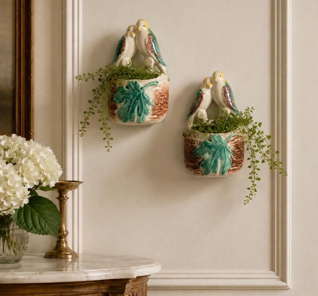 Vintage 1950s Bird Planter - Etsy