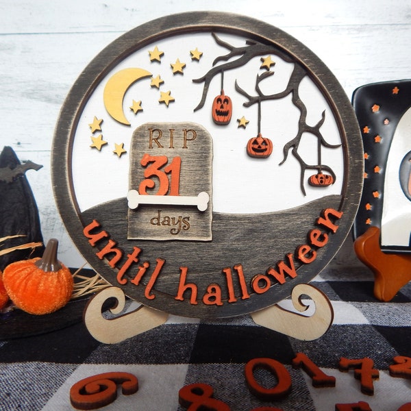 Halloween Countdown Etsy