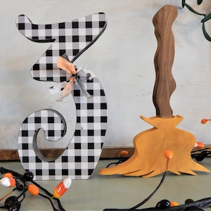31 de octubre Letras de madera cortada, 31 letras de pie, Letras de madera para Halloween, Decoración de Halloween, Letras de Halloween, Halloween 31