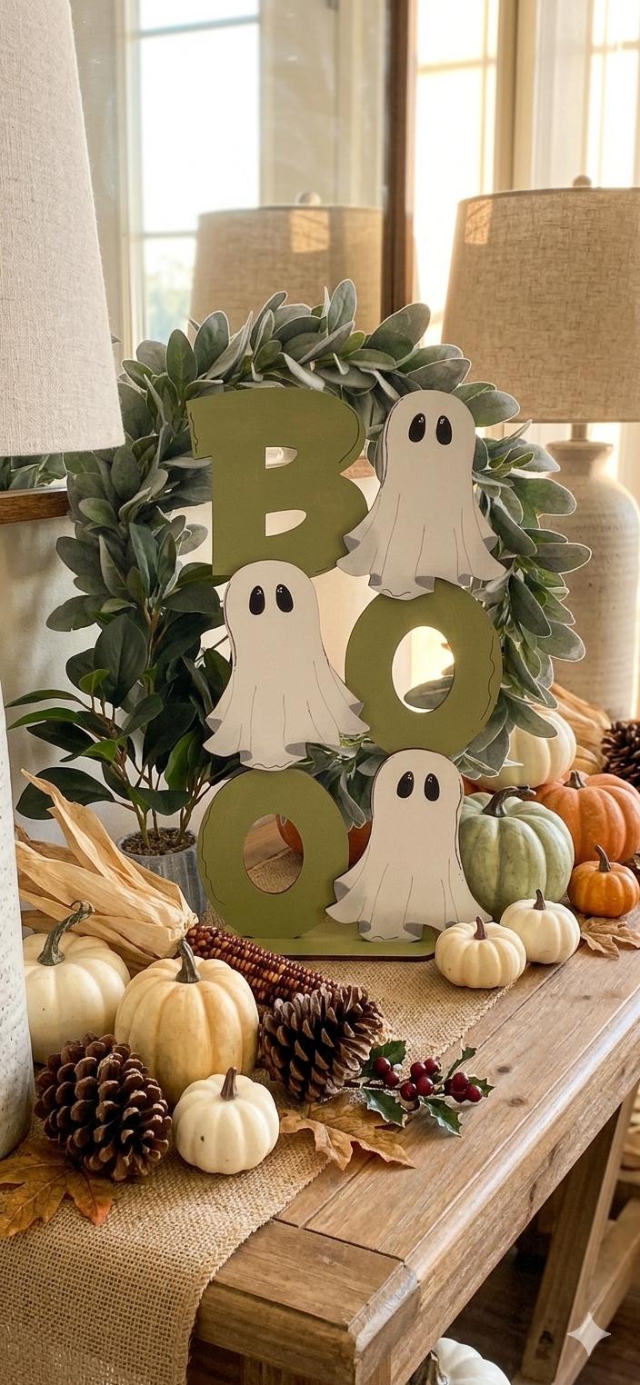 Boo Decor Boo-standing Halloween Decor, Boo Ghost Decor for Halloween - Etsy