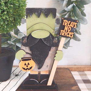 Trick or Treat Frankenstein, Halloween home decor