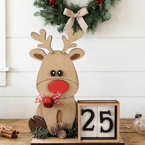 Christmas reindeer countdown, countdown to Christmas