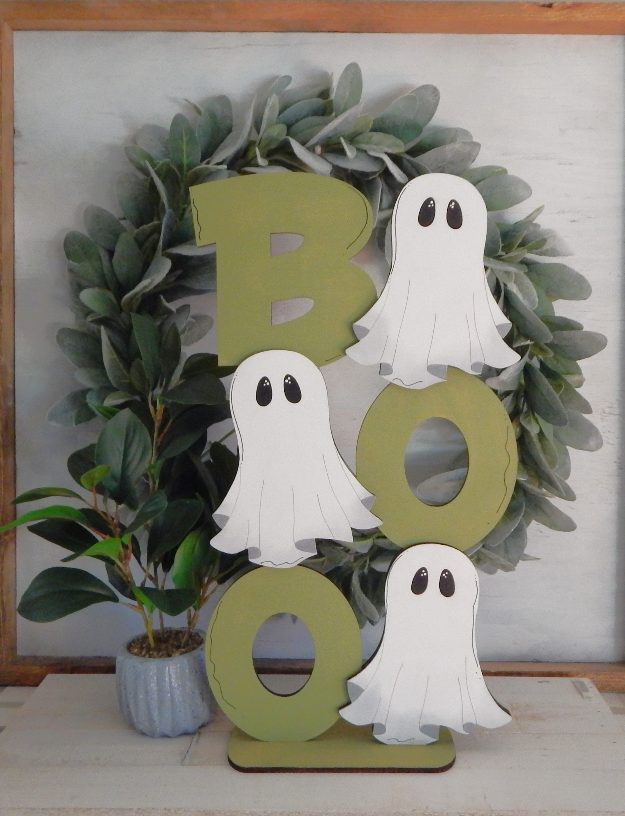 Boo Decor Boo-standing Halloween Decor, Boo Ghost Decor for Halloween - Etsy