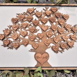 Wood Family tree personalized gift, Personalized Mothers Day gift, Family tree sign, Anniversary gift for parents, Gift for Grandma