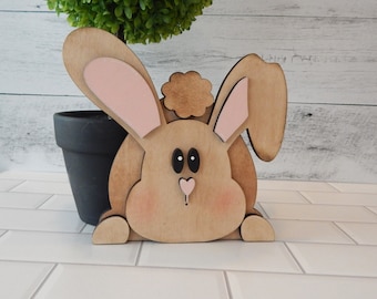 Wood Easter Bunny Home Decor, Easter decor