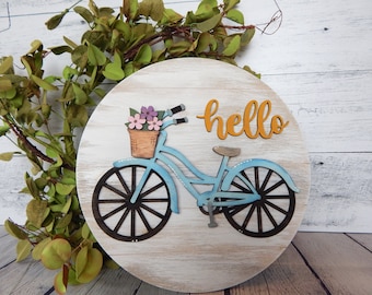 Spring Bicycle for Front Door Vintage Bicycle LED Wreath Vintage Pink Bike Door Decor Flower Bike Door Hanger Spring Summer Decor Spring Bicycle for Front Door Vintage Bicycle LED Wreath Vintage Pink Bike Door Decor Flower Bike Door Hanger Spring Summer Decor