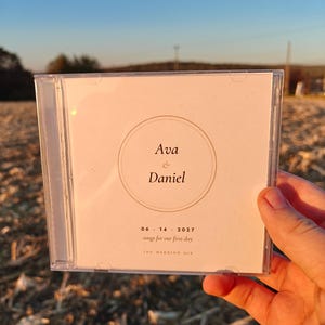 Custom CD Mixtape From Your Playlist | Burned Audio CD With Printed Label, Cover and Tracklist | Personalized Music Gift