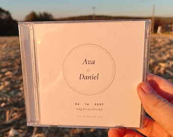 Custom CD Mixtape From Your Playlist | Burned Audio CD With Printed Label, Cover and Tracklist | Personalized Music Gift