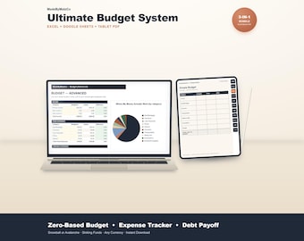 Paycheck Budget Spreadsheet, Left Until Payday Tracker, Excel Google Sheets (Digital Download)