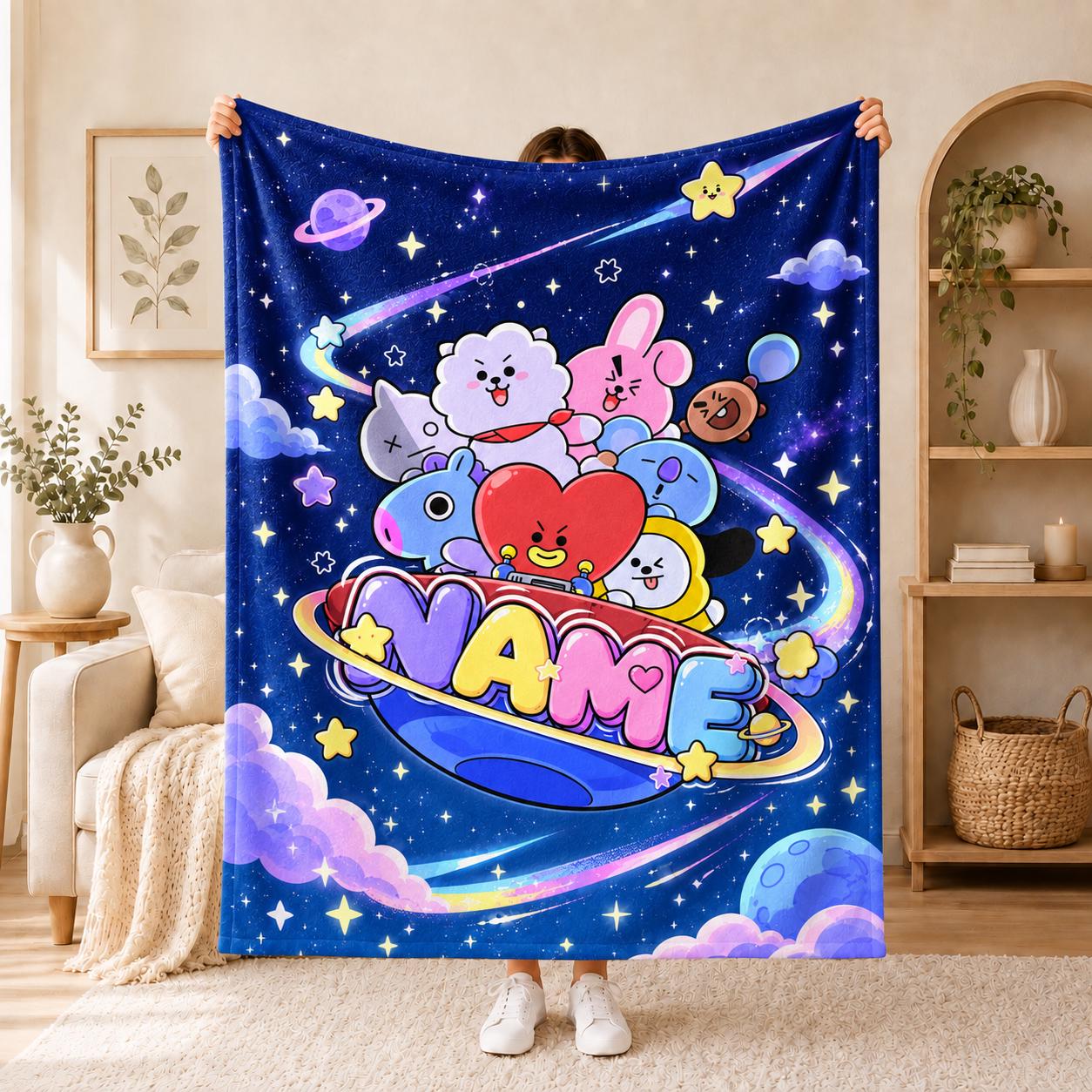 Bts Blanket - Etsy Canada
