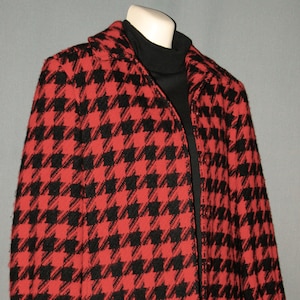Vintage 1950's- 60s -PENDLETON- wool jacket~ Hounds-tooth tweed~ USA made ~B38 M*