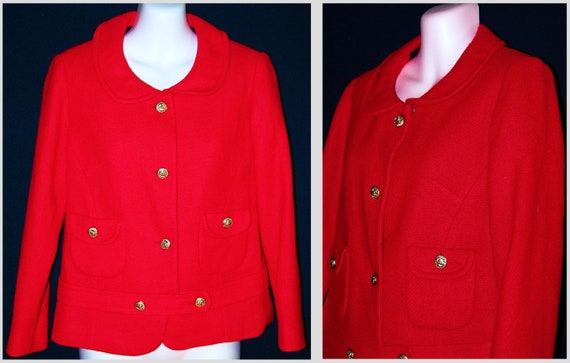 Vintage 60s 70s ~WHIPPETTE~ Jacket Coat~ Channel-… - image 2