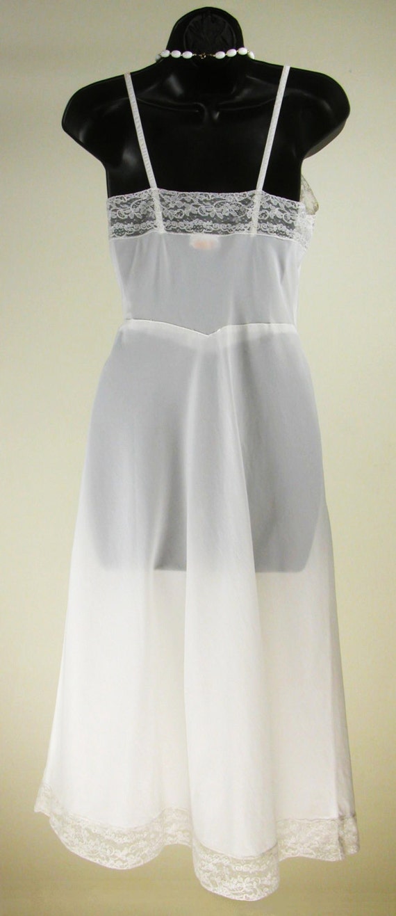 Vintage 1940's- 50's ~FANTASY~ Full Slip Dress Ni… - image 3