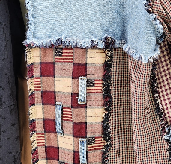 Handmade Patchwork Women's Full Sleeve Jacket Vin… - image 8