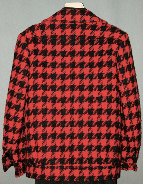 Vintage 1950s- 60s -PENDLETON- wool jacket~ Hound… - image 4