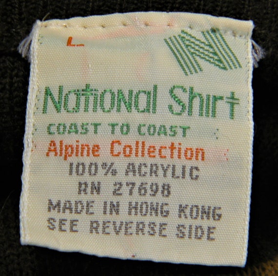 Vintage 1960s -National Shirt Coast to Coast- Swe… - image 6