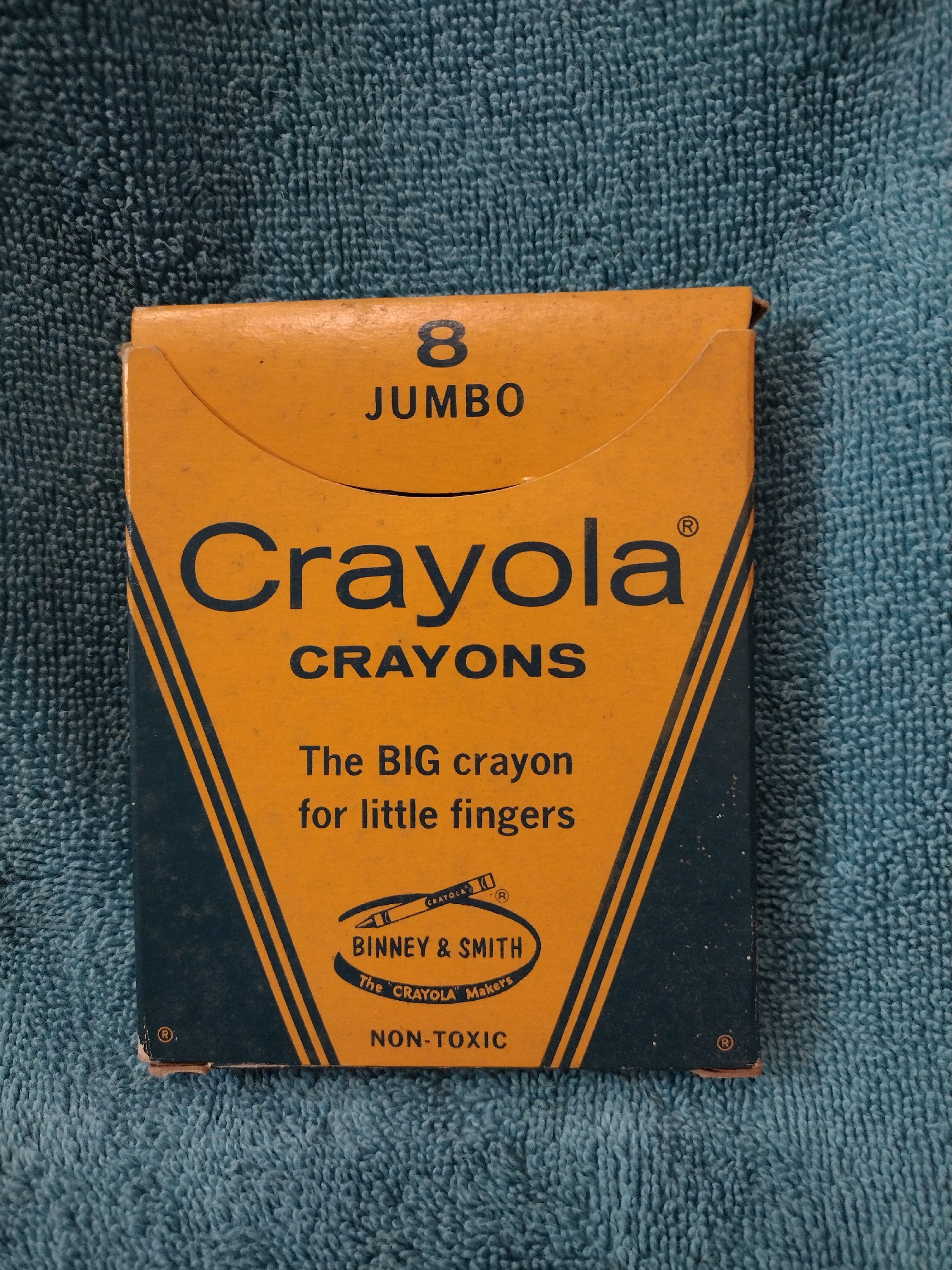 Vintage Large Crayon Crayon Set of 16 80s Jumbo Coloring Set Non