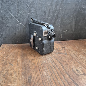 Cámara de cine Pathescope H vintage, época de 1937, bonito diseño, para exhibición en tienda o cafetería. Envío gratuito al Reino Unido, solo exhibición que no funciona.