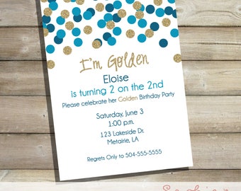 polka dot invitation etsy