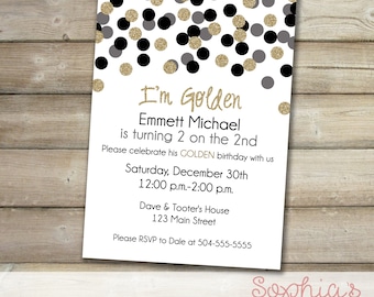 polka dot invitation etsy