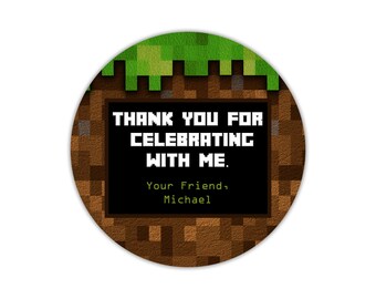 #383-KR Thank you for celebrating with me Stickers Birthday Favor Labels