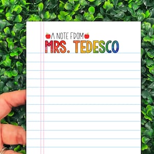 Personalised Teacher Stationery