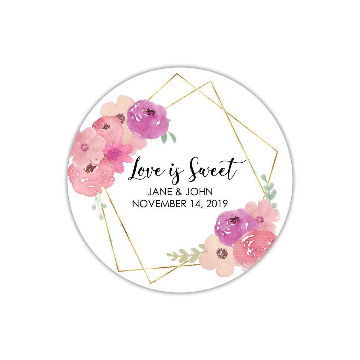 Honey wedding favor labels F16:19 Love is sweet labels Love is sweet stickers Party Favor Stickers 