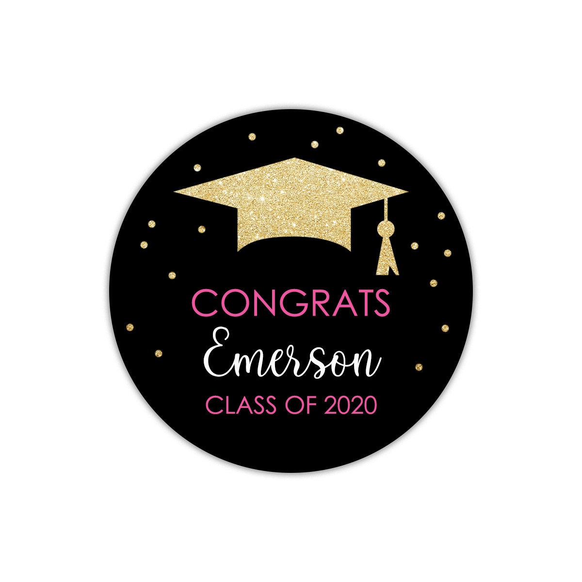 K59, Class of 2023 Envelope Seal Stickers, Graduation Stickers for