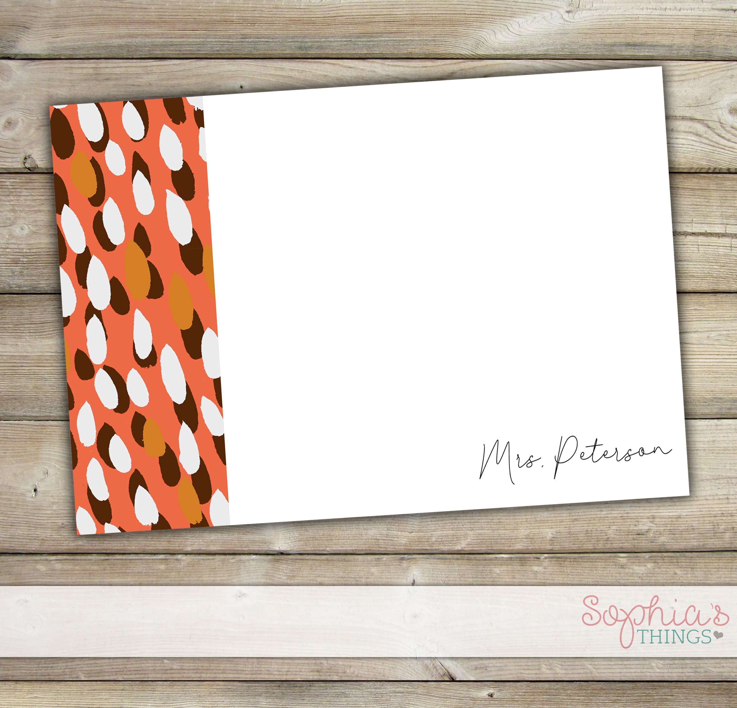 Personalized Stationery Notecard Set Stationery Set Custom Etsy