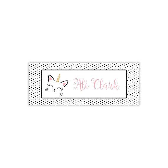 Etsy school supply labels