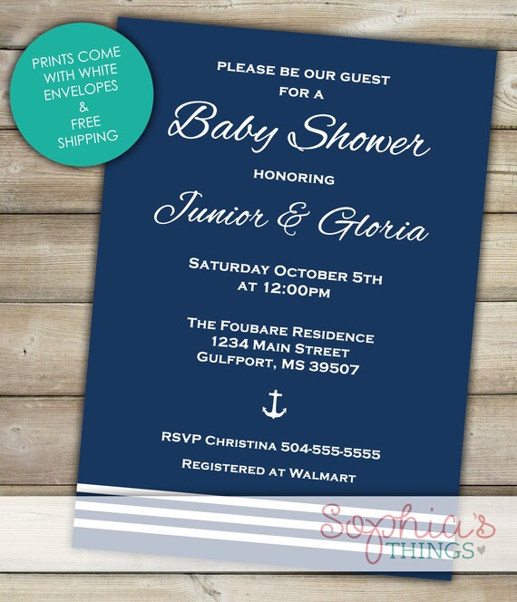 etsy nautical baby shower