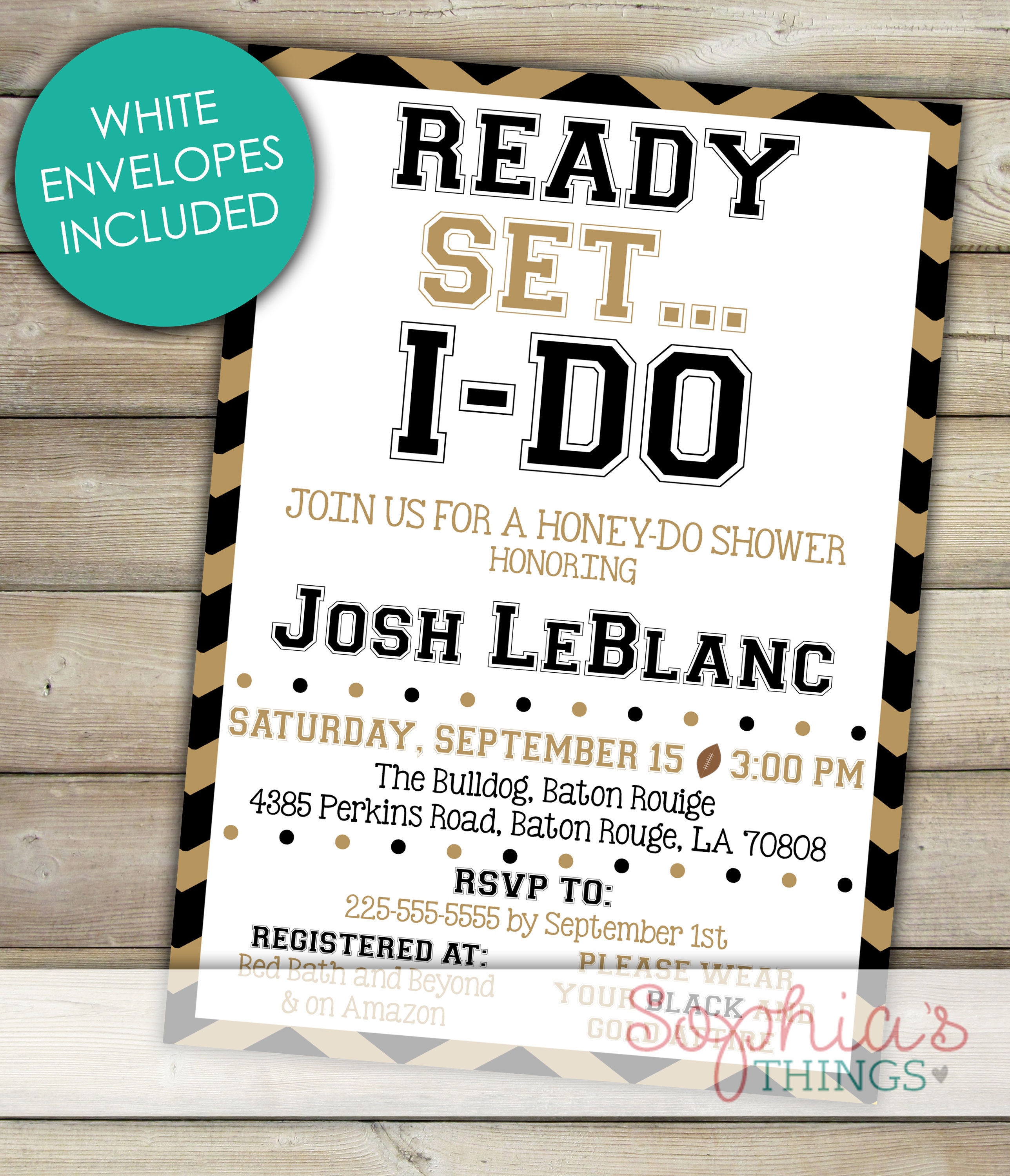 Honey Do Shower Invitation Couples Shower Invitation Ready Etsy