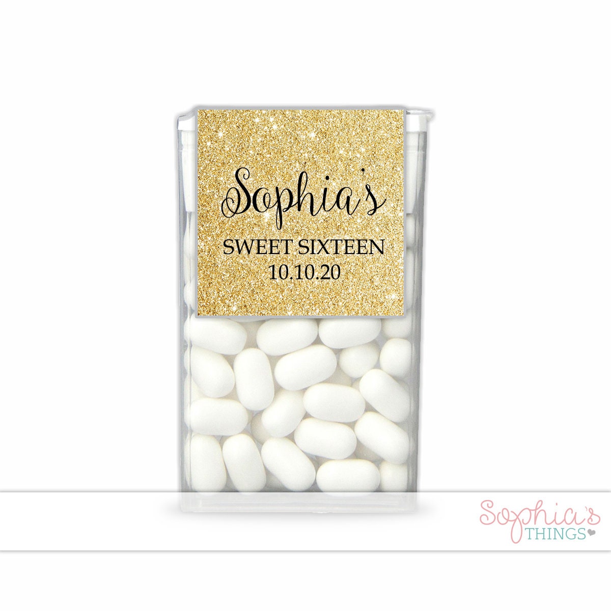 Personalised tic tac labels