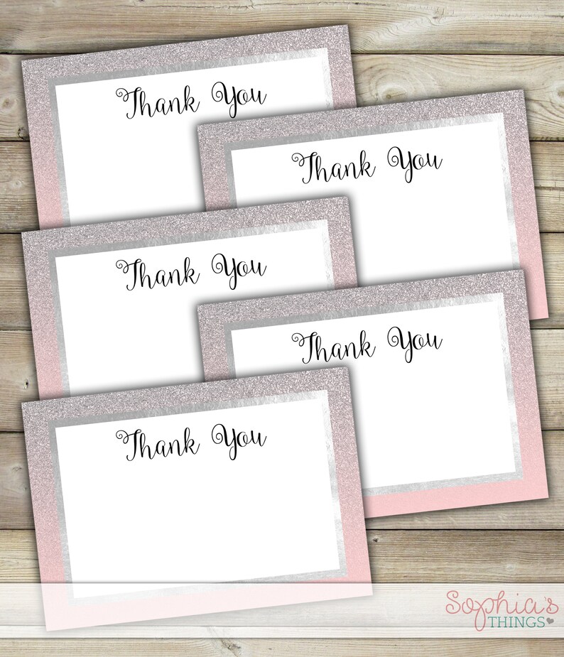 Sweet 16 Invitation Silver Glitter Pink Ombre Sweet Sixteen Invitations Birthday Party Invitations Silver Foil Sweet 16 Party Invitation