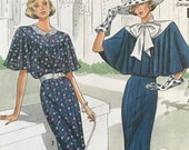 UNCUT Misses 39 Dress Sewing Pattern Simplicity 9360 Size 14-16-18-20 Downton Abby, Edwardian, Empire Waist, Theater, Historical