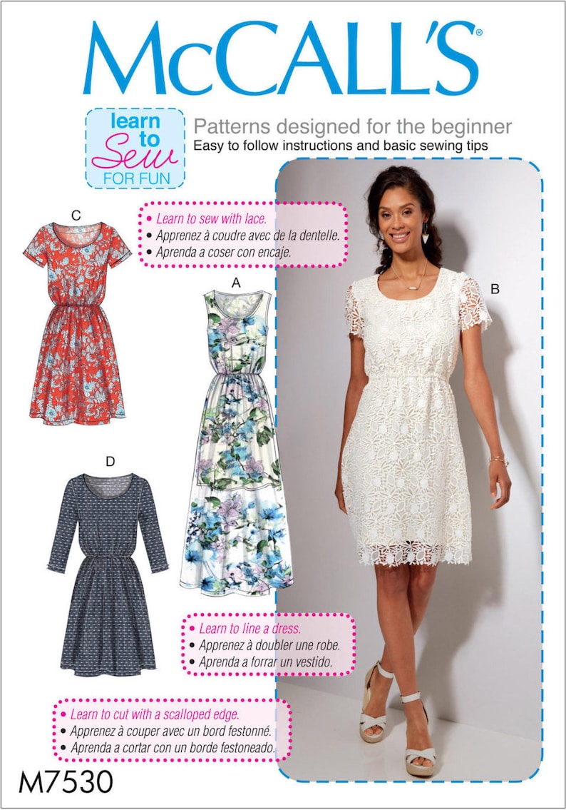 McCall/'s 7318 Misses/' Dresses Sewing Pattern