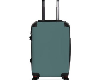 Solid Teal Suitcase | Carry-on Spinner Luggage
