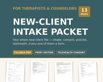Intakeformulieren voor therapeuten, toestemmingsformulieren, beleidsdocumenten, informatiepakket voor teleconsultatie (invulbaar PDF-bestand)