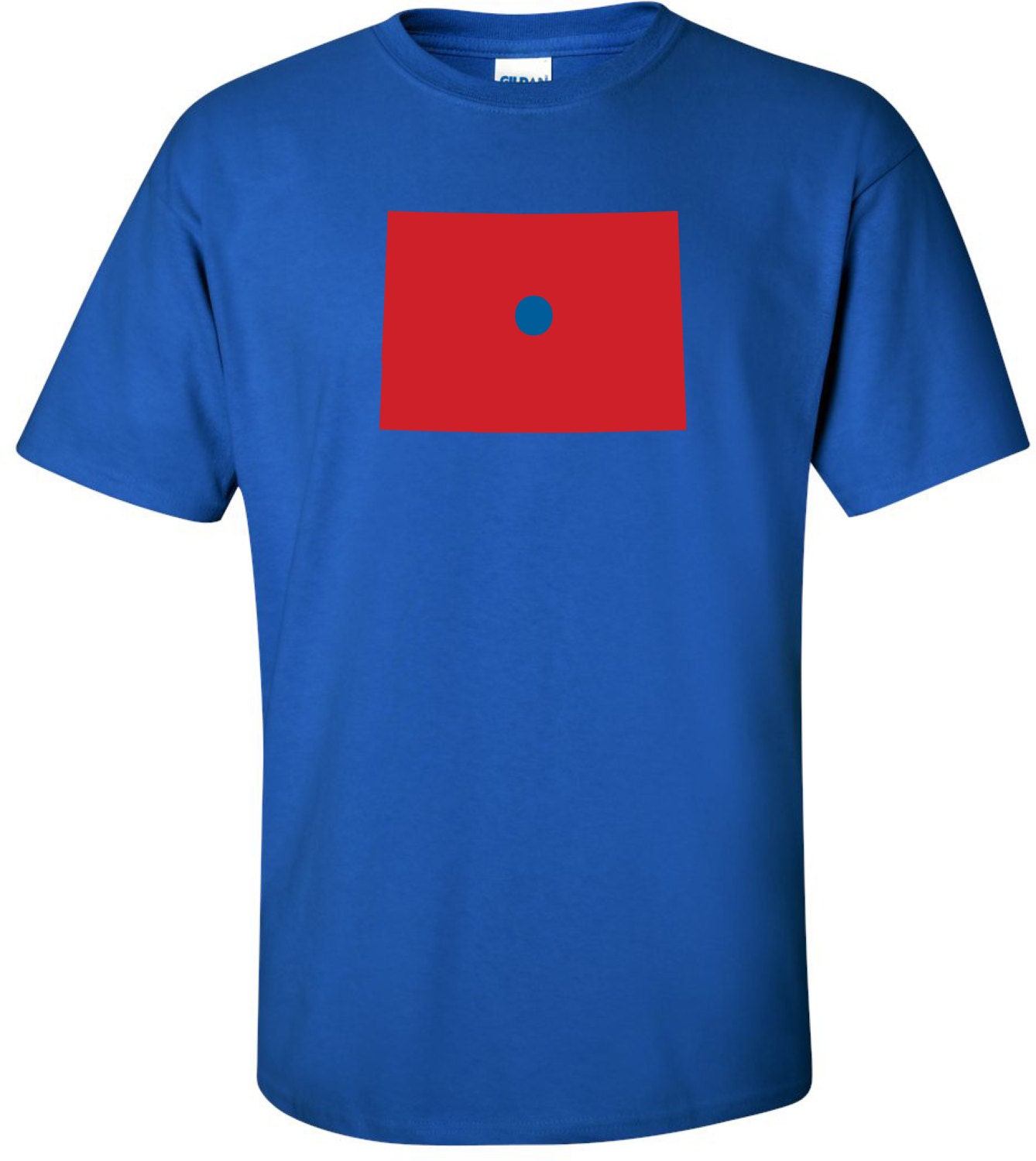 Depression gammelklog Tegn et billede Colorado Blue Dot Red State Funny Political T-shirt - Etsy