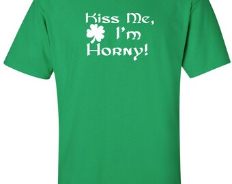 Kiss Me, I'm Horny Short-Sleeve T-Shirt