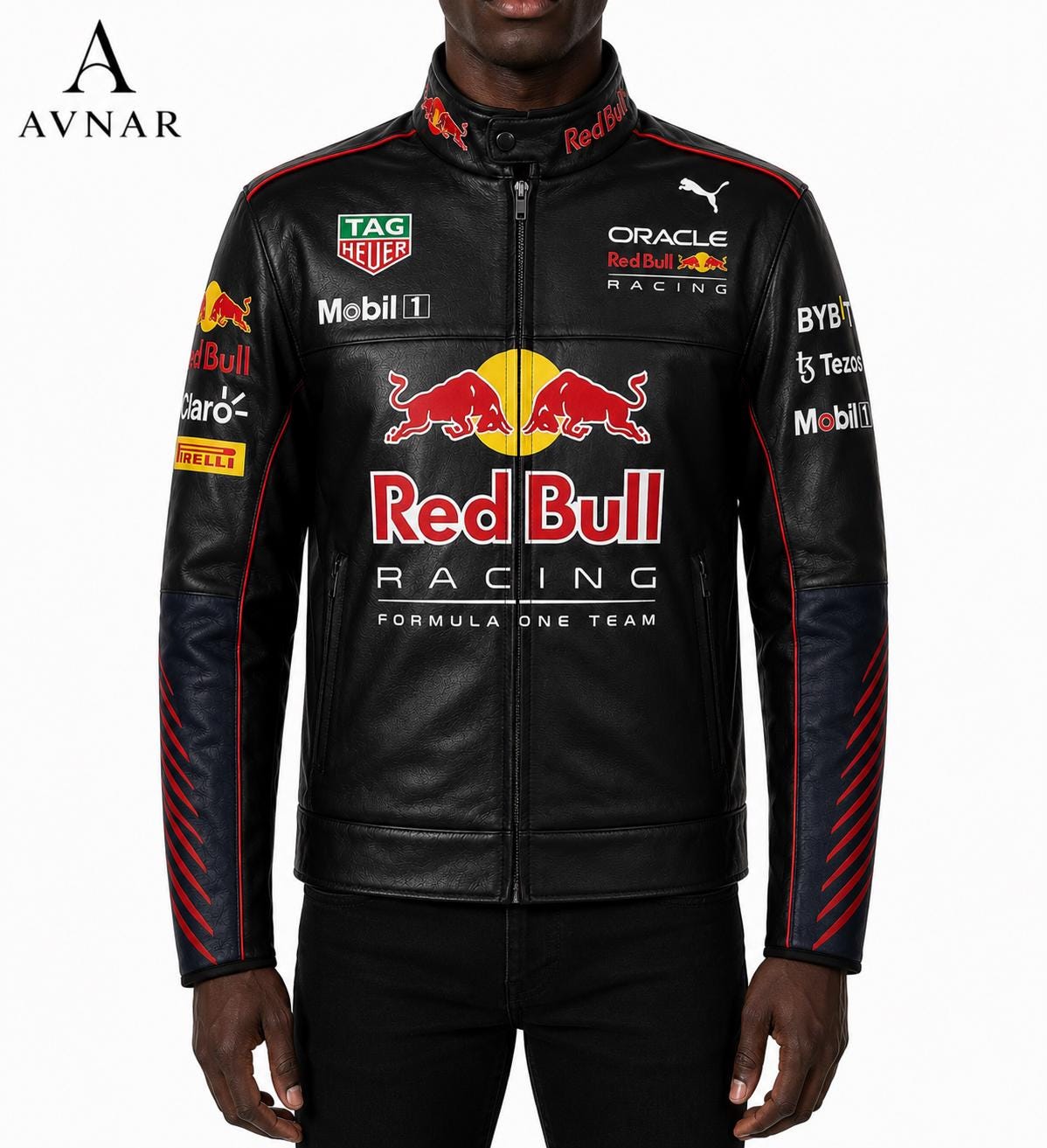 Red Bull Racing Leather Jacket - Etsy