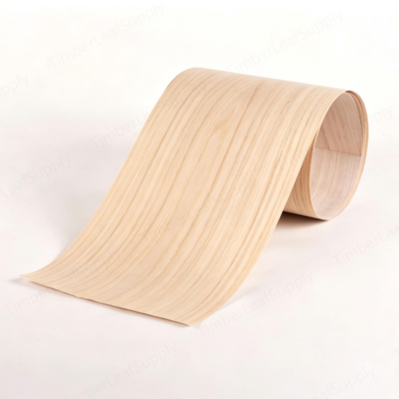 Natural White Oak Wood Veneer, Flexible Real Wood Veneer Sheets for ...