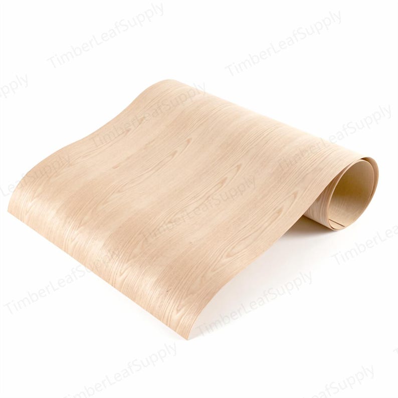Natural White Oak Wood Veneer, Flexible Real Wood Veneer Sheets for ...