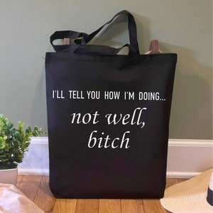 Real Housewives ROHNY Tote Bag, BravoCon Las Vegas travel gift for Bravo fan, Bravo merch, Ultimate Girls Trip party favor, for Bravoholic