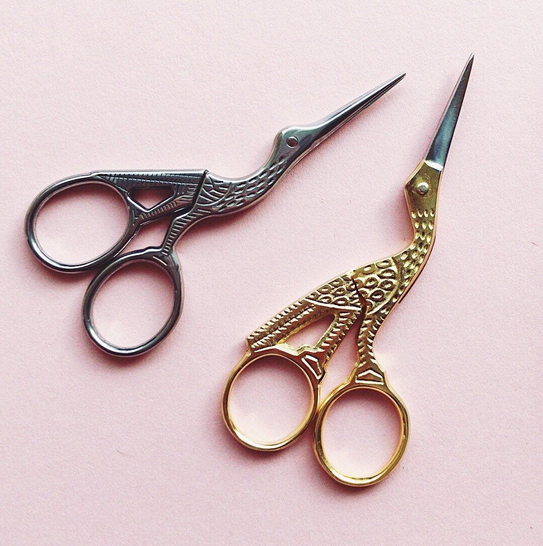 Craft Scissors Yarn Retro Scissors Cut Tip Birds Thread Tea Scissors  Embroidery Bird Shape Vintage Sewing Scissors (#3)